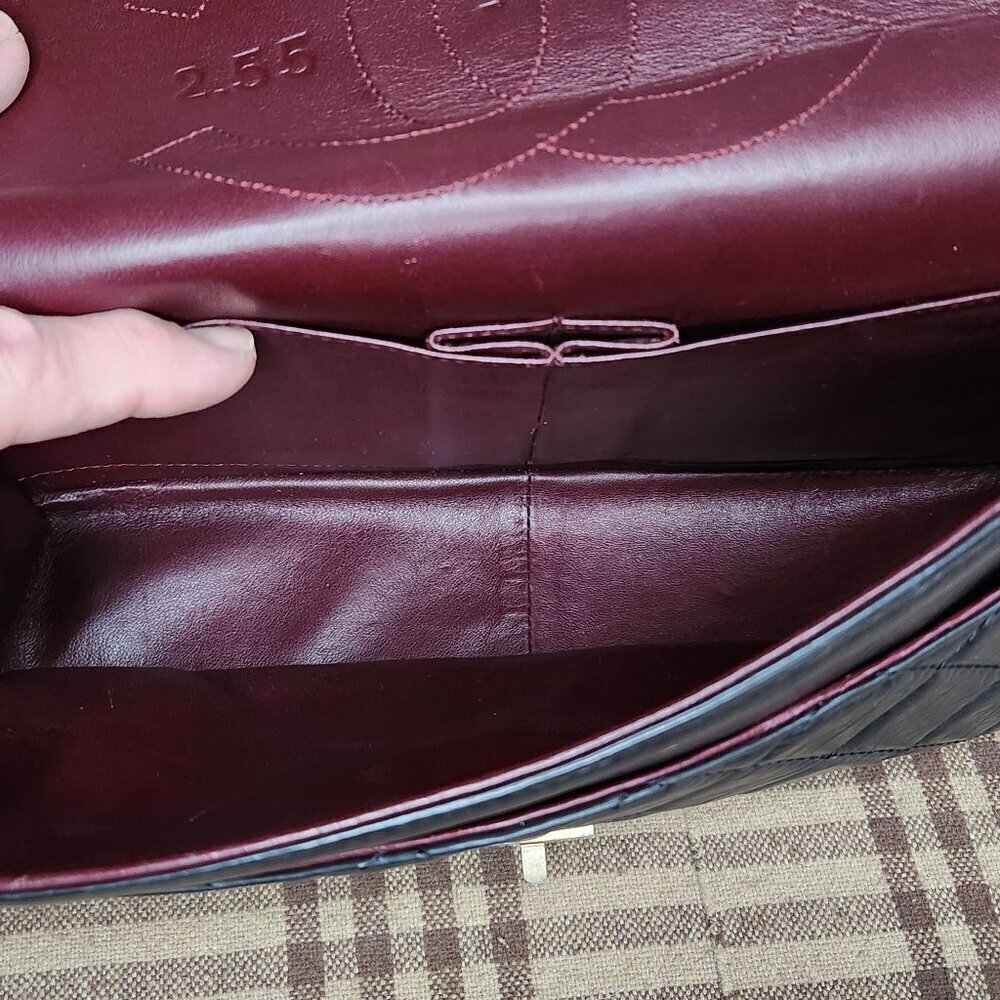 Chanel Black 2.55 – 2005 Quilted Flap Bag, Authentic - Picture 10 of 16